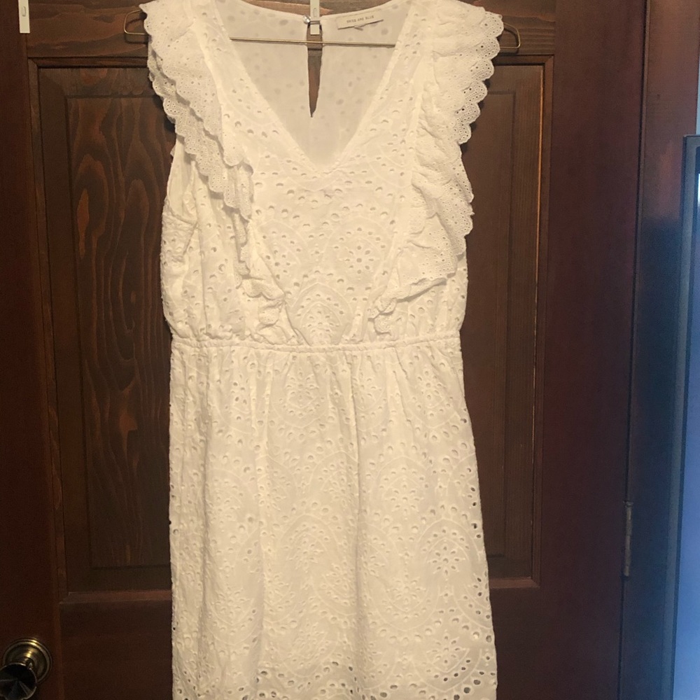 White lace dress size medium
